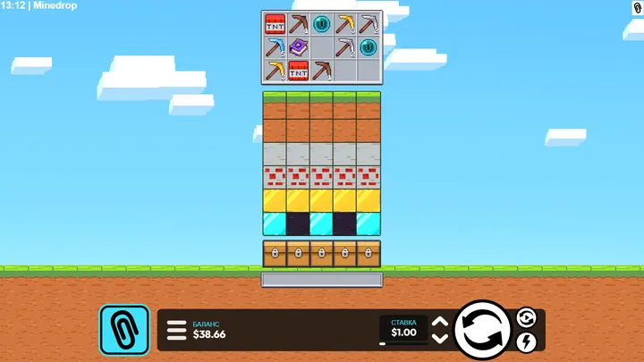 Кадр из игры Mine Drop